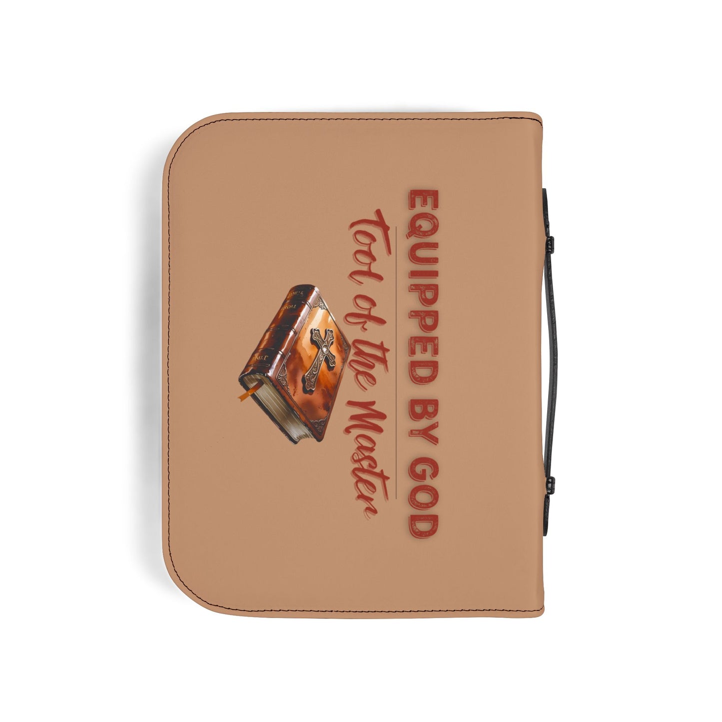 Christian Bible Cover – “Equipped by God” & “Different Tools, One Purpose” Scripture Case (1 Corinthians 12:5)
