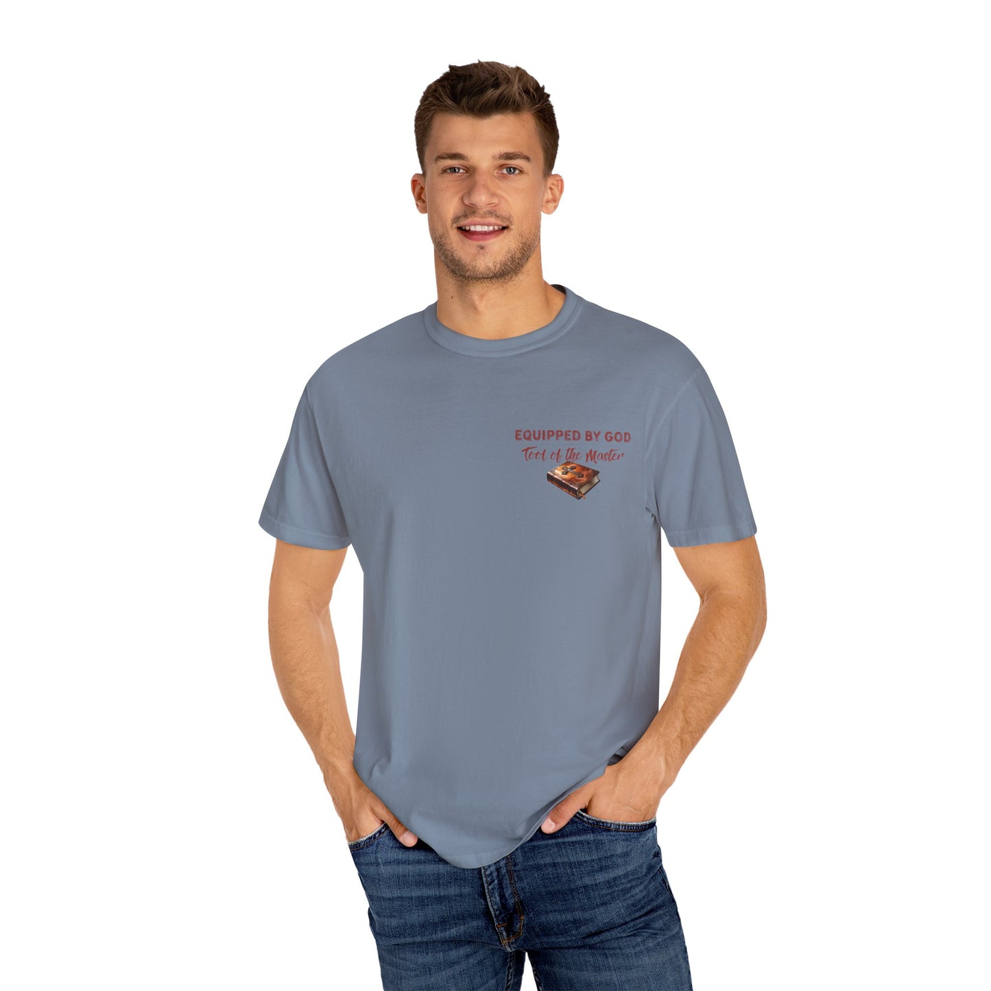 Comfort Colors Christian T-Shirt – “Different Tools, One Purpose” Bible Verse Tee (1 Corinthians 12:5)