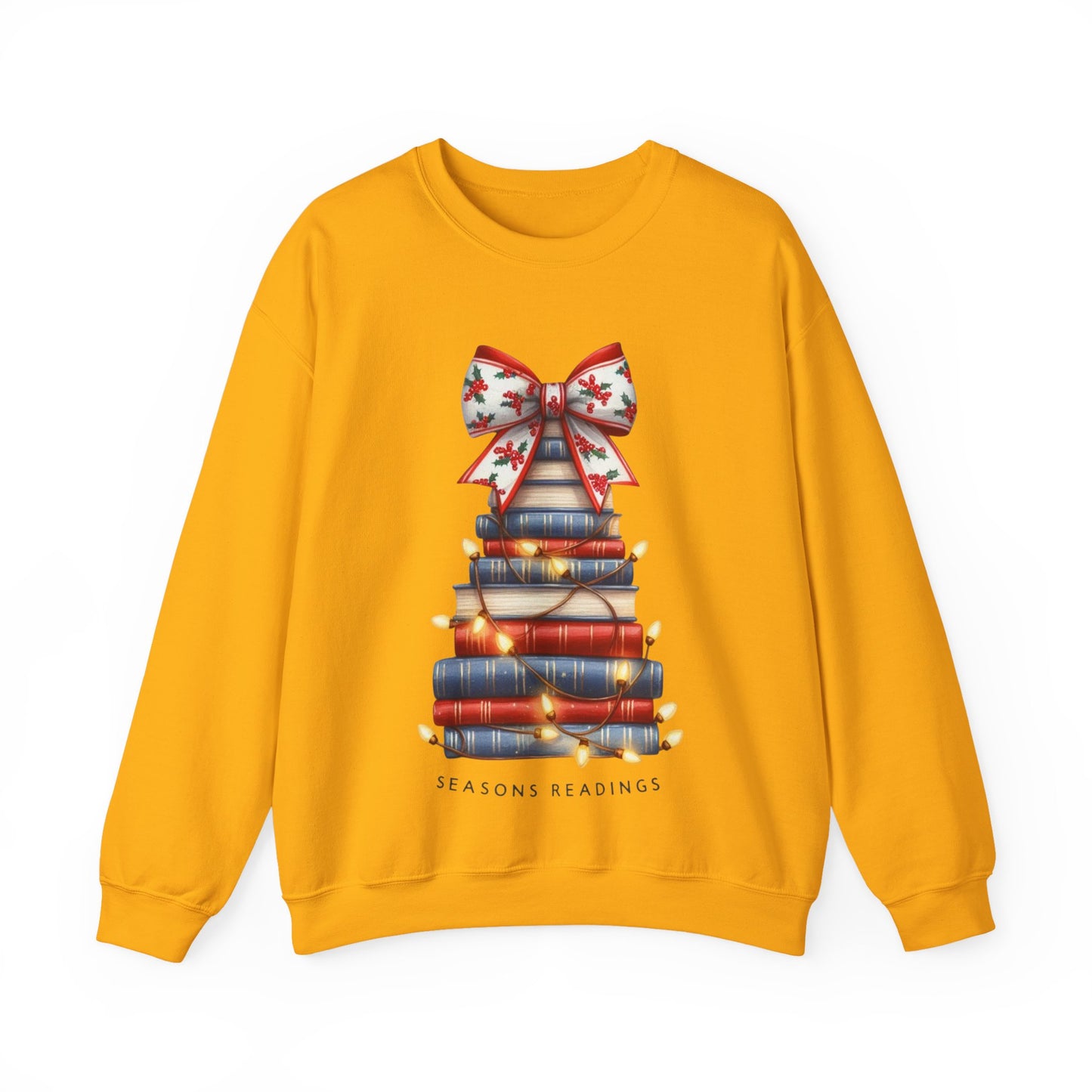Seasons Readings Sweatshirt | Christmas Book Lover Gift | Cozy Holiday Reading Sweatshirt