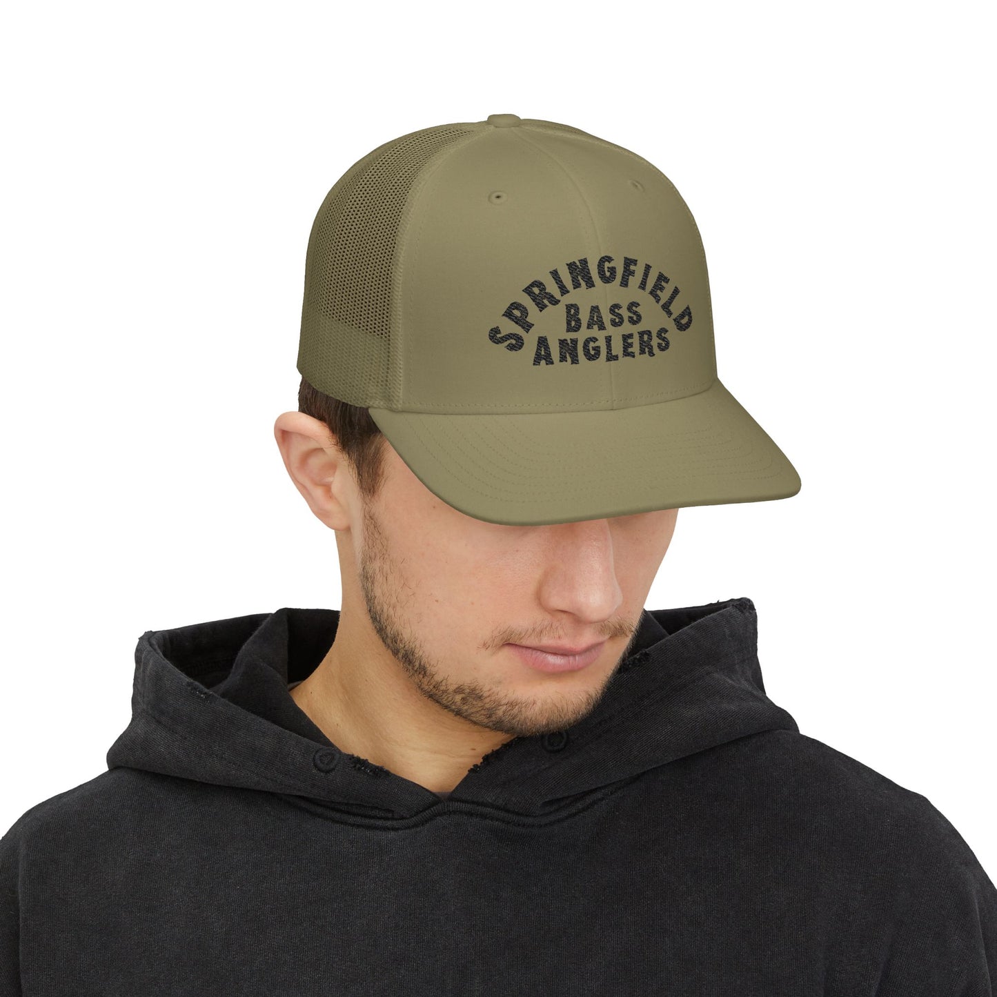 Springfield Bass Anglers Hat | Custom Trucker Hat for Fishermen | Springfield TN Fishing Club Cap | Bass Fishing Team Hat | Gift for Anglers