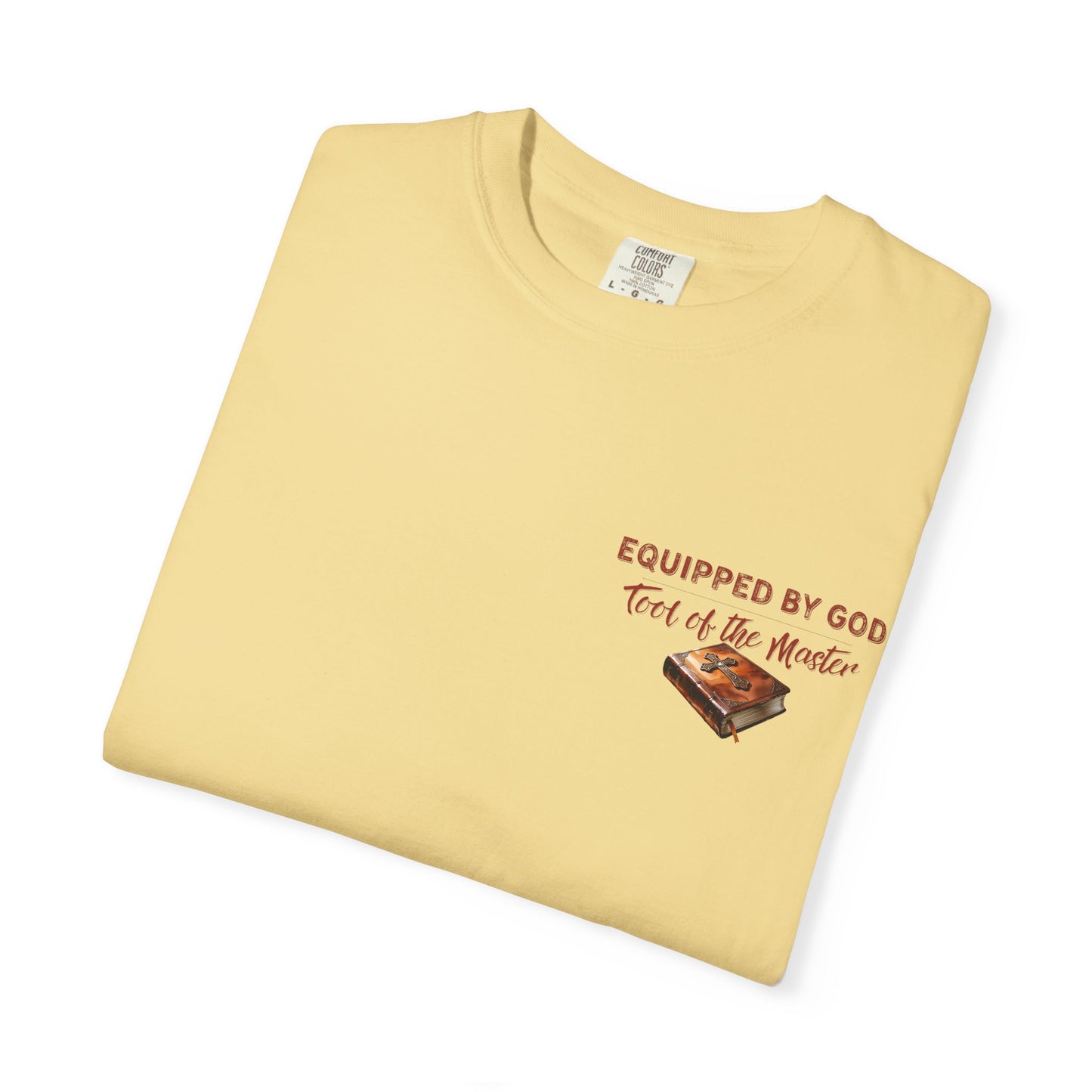 Comfort Colors Christian T-Shirt – “Different Tools, One Purpose” Bible Verse Tee (1 Corinthians 12:5)