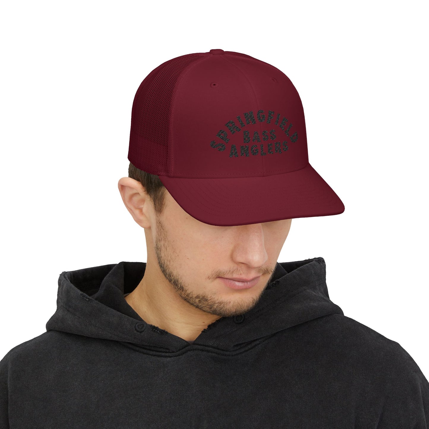 Springfield Bass Anglers Hat | Custom Trucker Hat for Fishermen | Springfield TN Fishing Club Cap | Bass Fishing Team Hat | Gift for Anglers