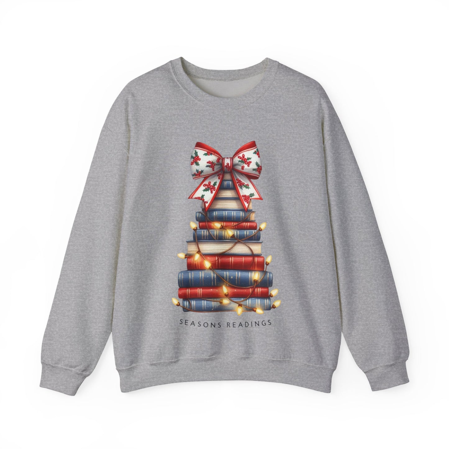 Seasons Readings Sweatshirt | Christmas Book Lover Gift | Cozy Holiday Reading Sweatshirt