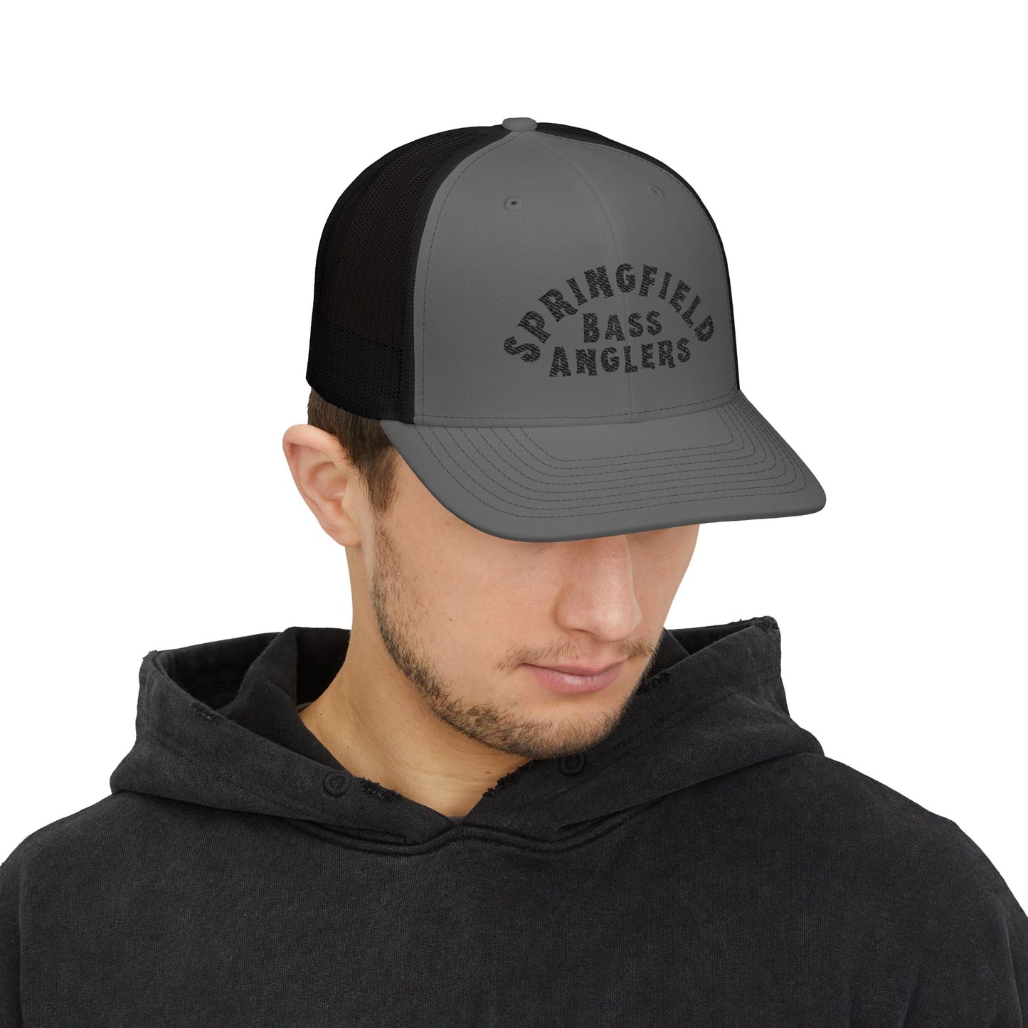 Springfield Bass Anglers Hat | Custom Trucker Hat for Fishermen | Springfield TN Fishing Club Cap | Bass Fishing Team Hat | Gift for Anglers
