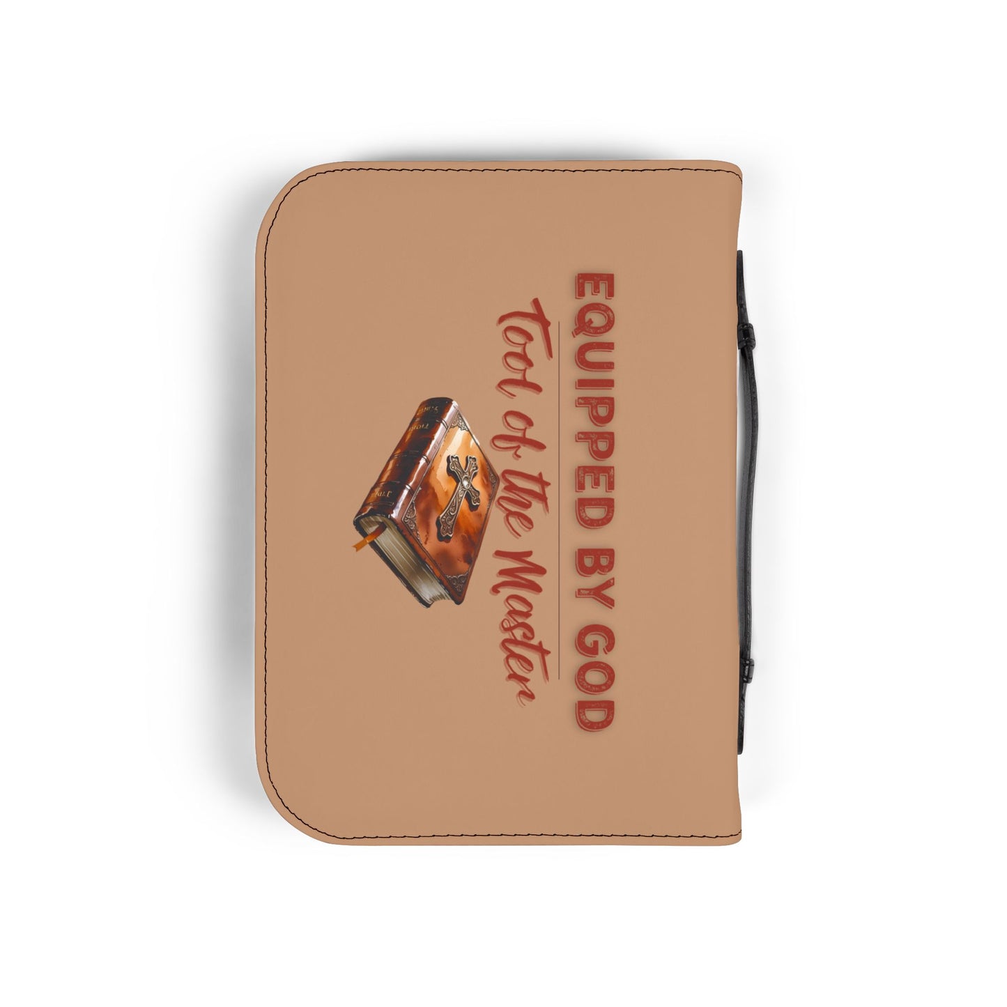 Christian Bible Cover – “Equipped by God” & “Different Tools, One Purpose” Scripture Case (1 Corinthians 12:5)