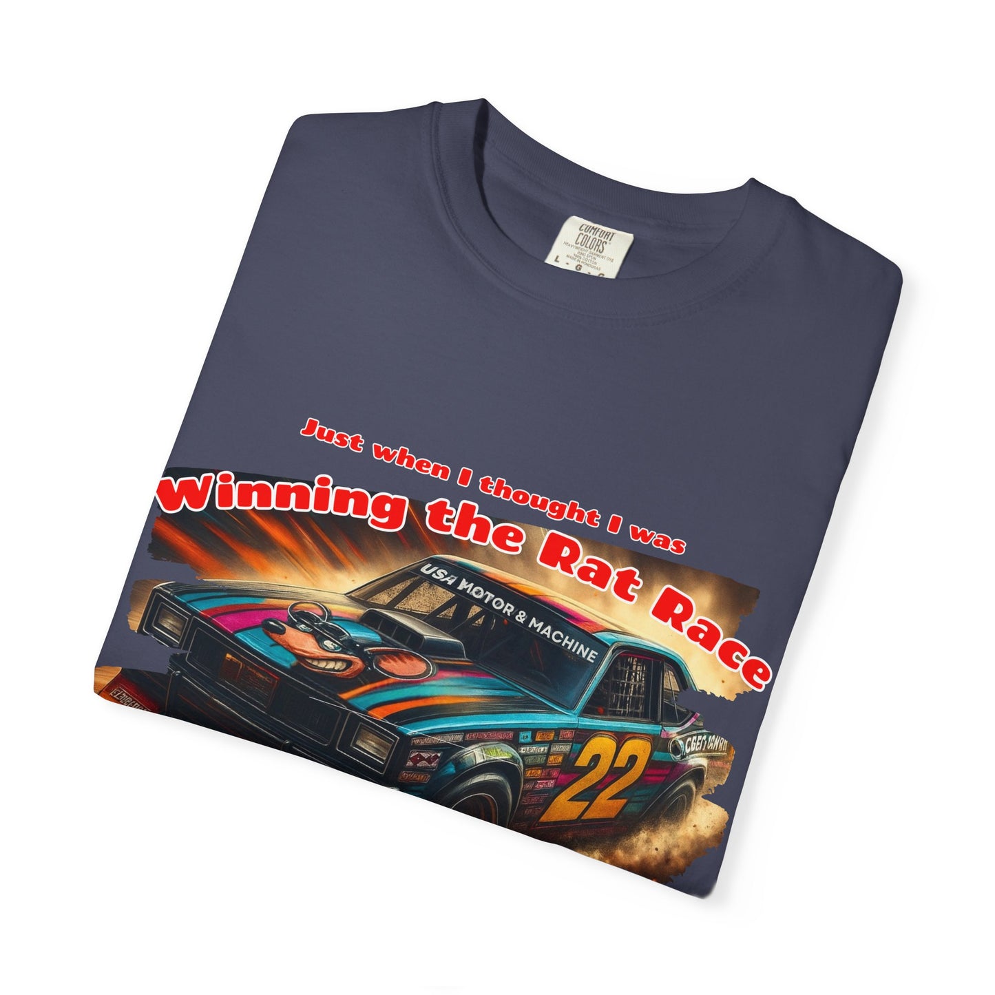 Faster Rats Racing T-Shirt | Vintage Car Tee, Unisex Gift, Racing Theme Apparel, Casual Wear, Motorsport Lover's Shirt