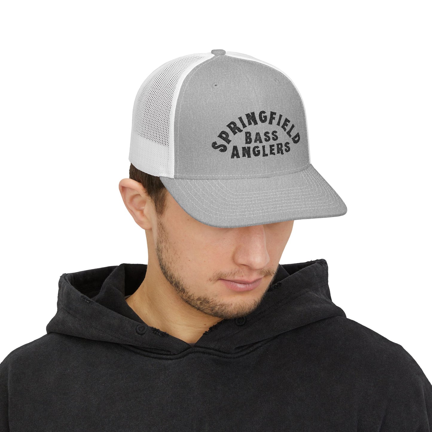 Springfield Bass Anglers Hat | Custom Trucker Hat for Fishermen | Springfield TN Fishing Club Cap | Bass Fishing Team Hat | Gift for Anglers