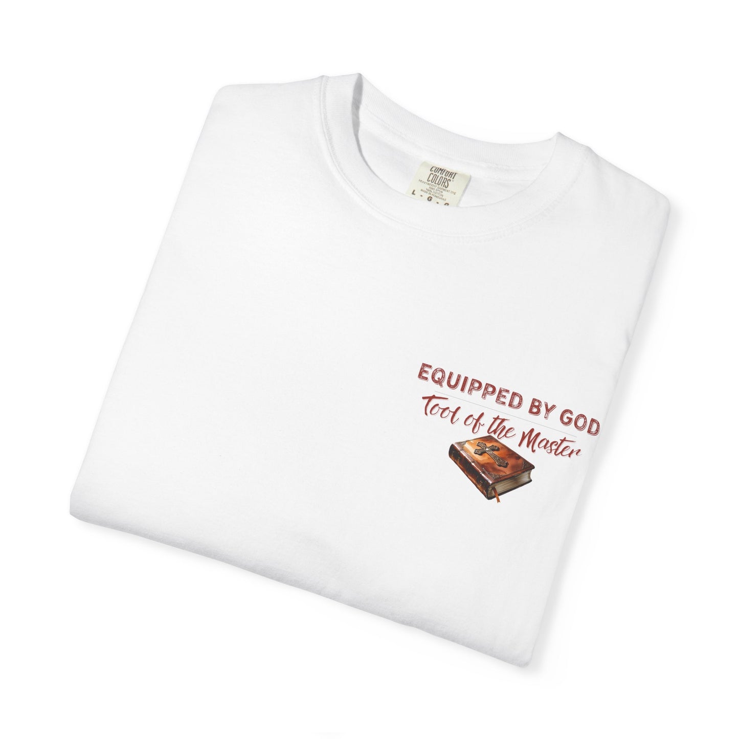 Comfort Colors Christian T-Shirt – “Different Tools, One Purpose” Bible Verse Tee (1 Corinthians 12:5)