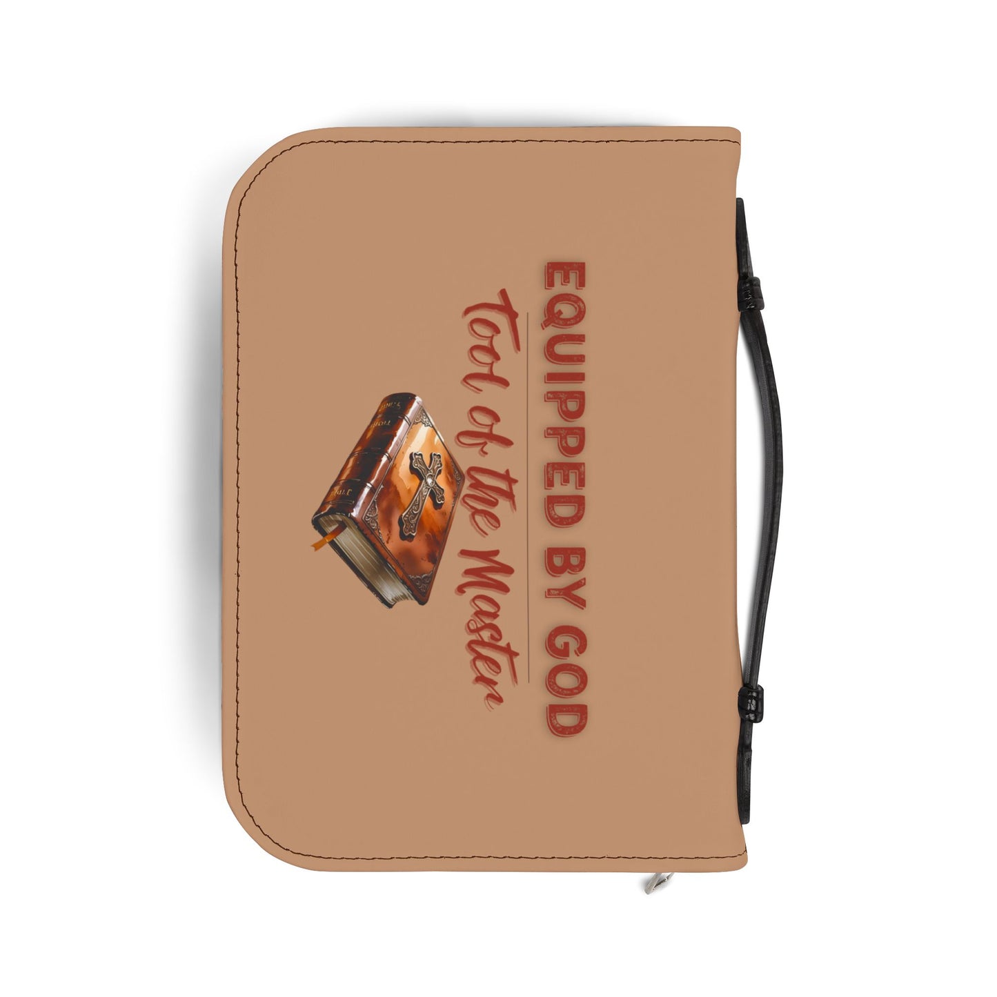 Christian Bible Cover – “Equipped by God” & “Different Tools, One Purpose” Scripture Case (1 Corinthians 12:5)