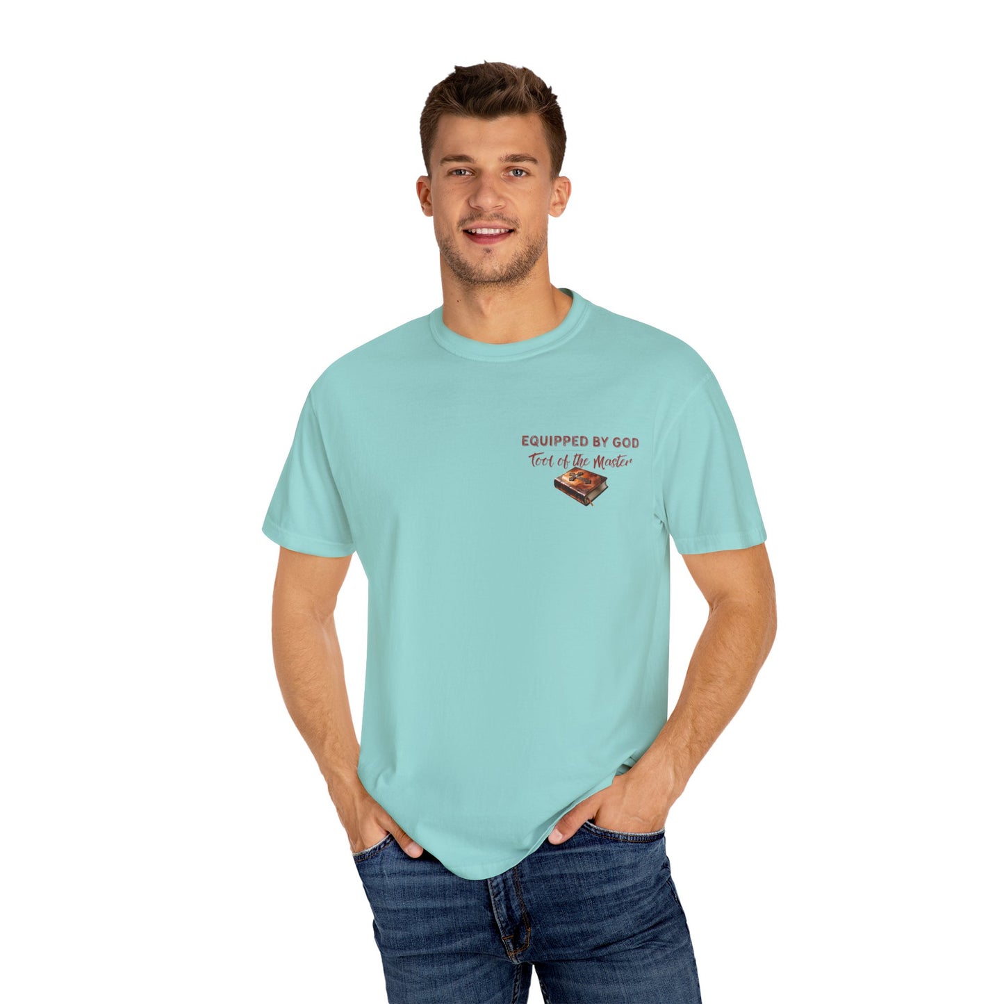 Comfort Colors Christian T-Shirt – “Different Tools, One Purpose” Bible Verse Tee (1 Corinthians 12:5)