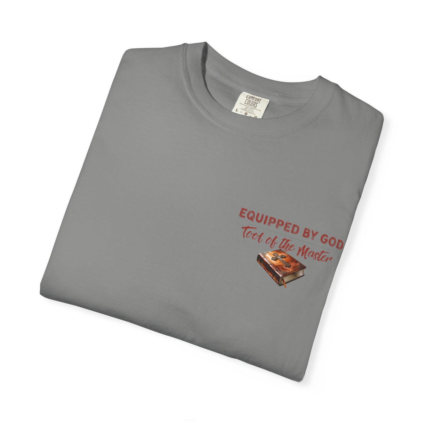 Comfort Colors Christian T-Shirt – “Different Tools, One Purpose” Bible Verse Tee (1 Corinthians 12:5)