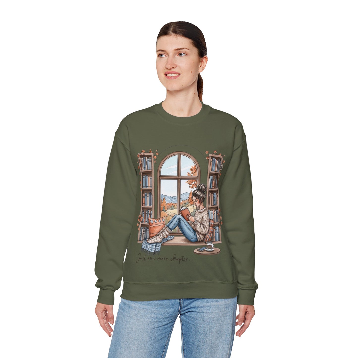 Cozy Book Nook Unisex Sweatshirt