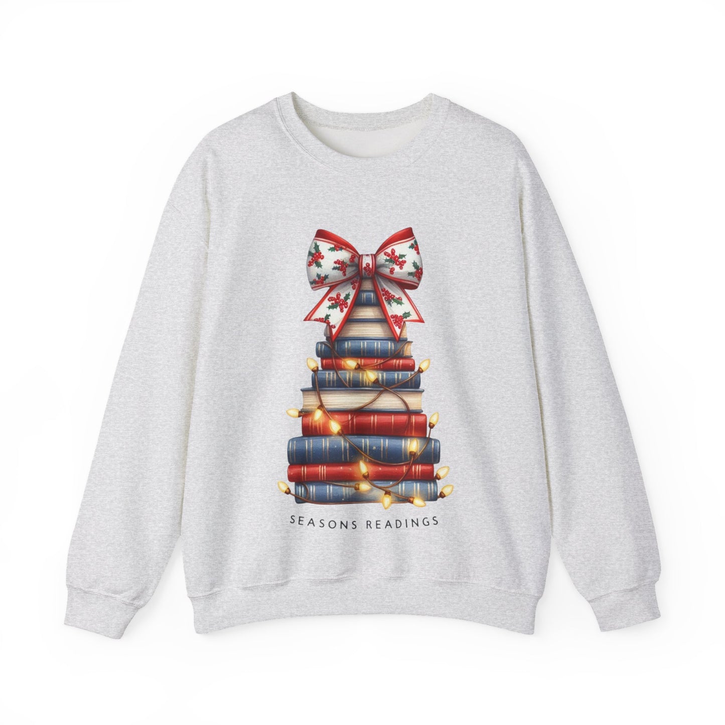 Seasons Readings Sweatshirt | Christmas Book Lover Gift | Cozy Holiday Reading Sweatshirt