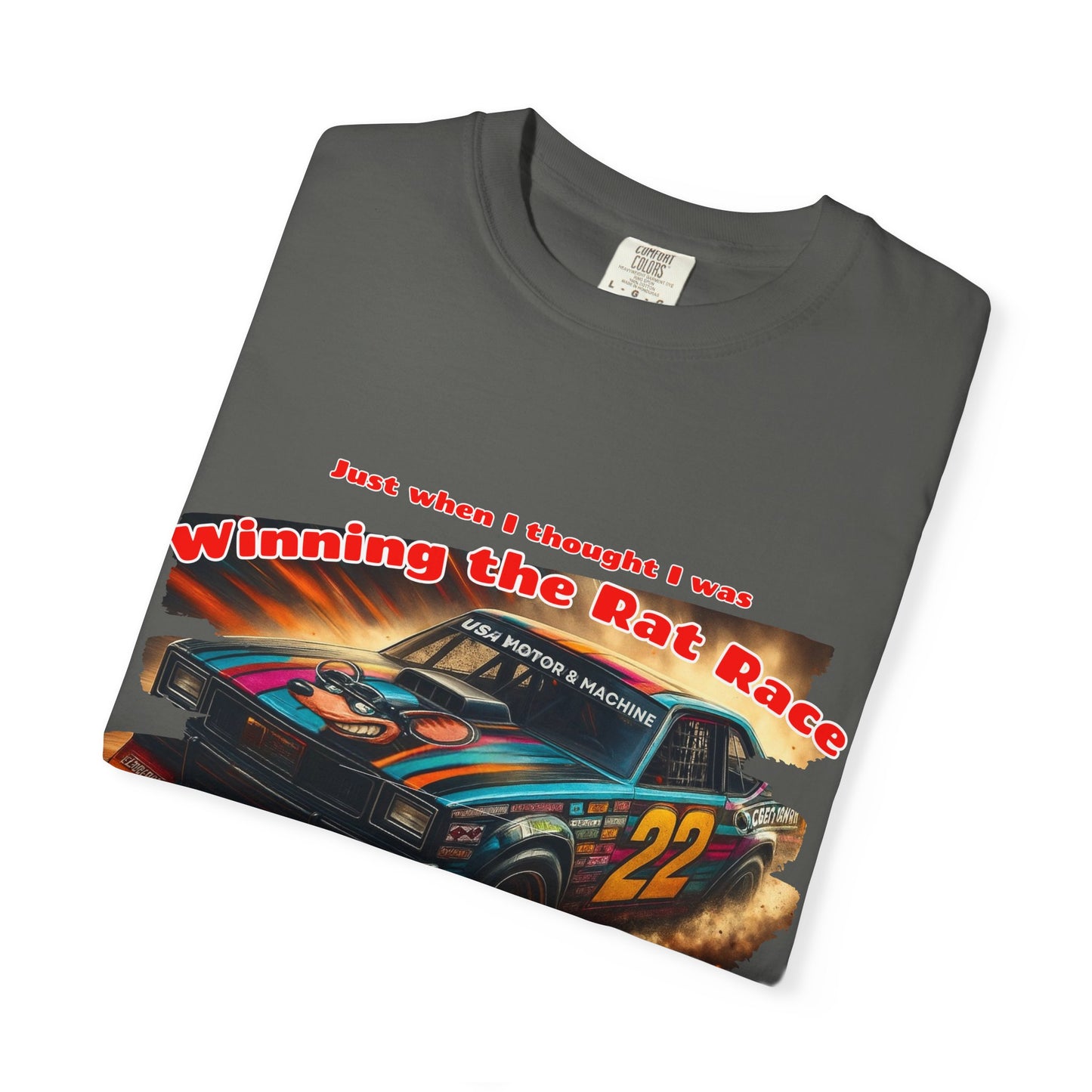 Faster Rats Racing T-Shirt | Vintage Car Tee, Unisex Gift, Racing Theme Apparel, Casual Wear, Motorsport Lover's Shirt