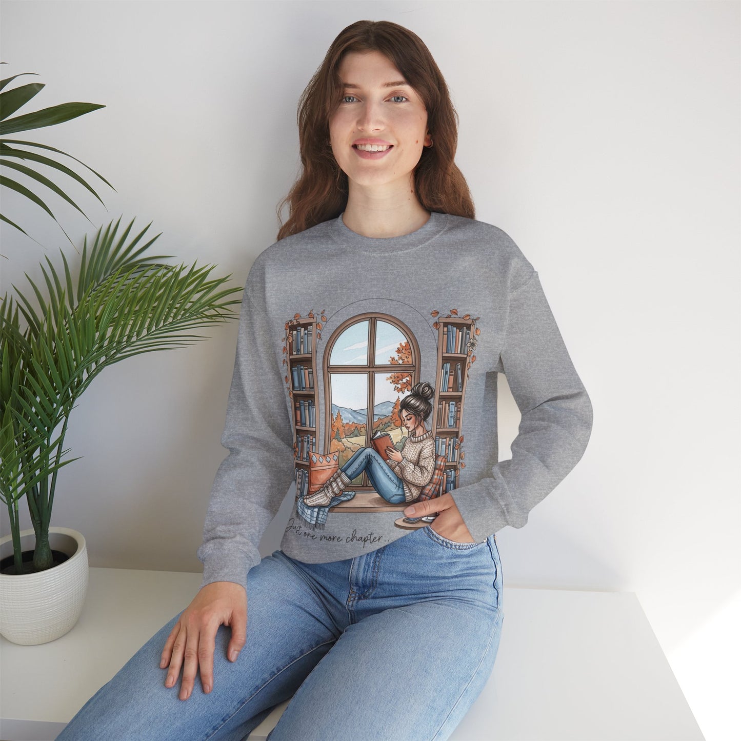 Cozy Book Nook Unisex Sweatshirt