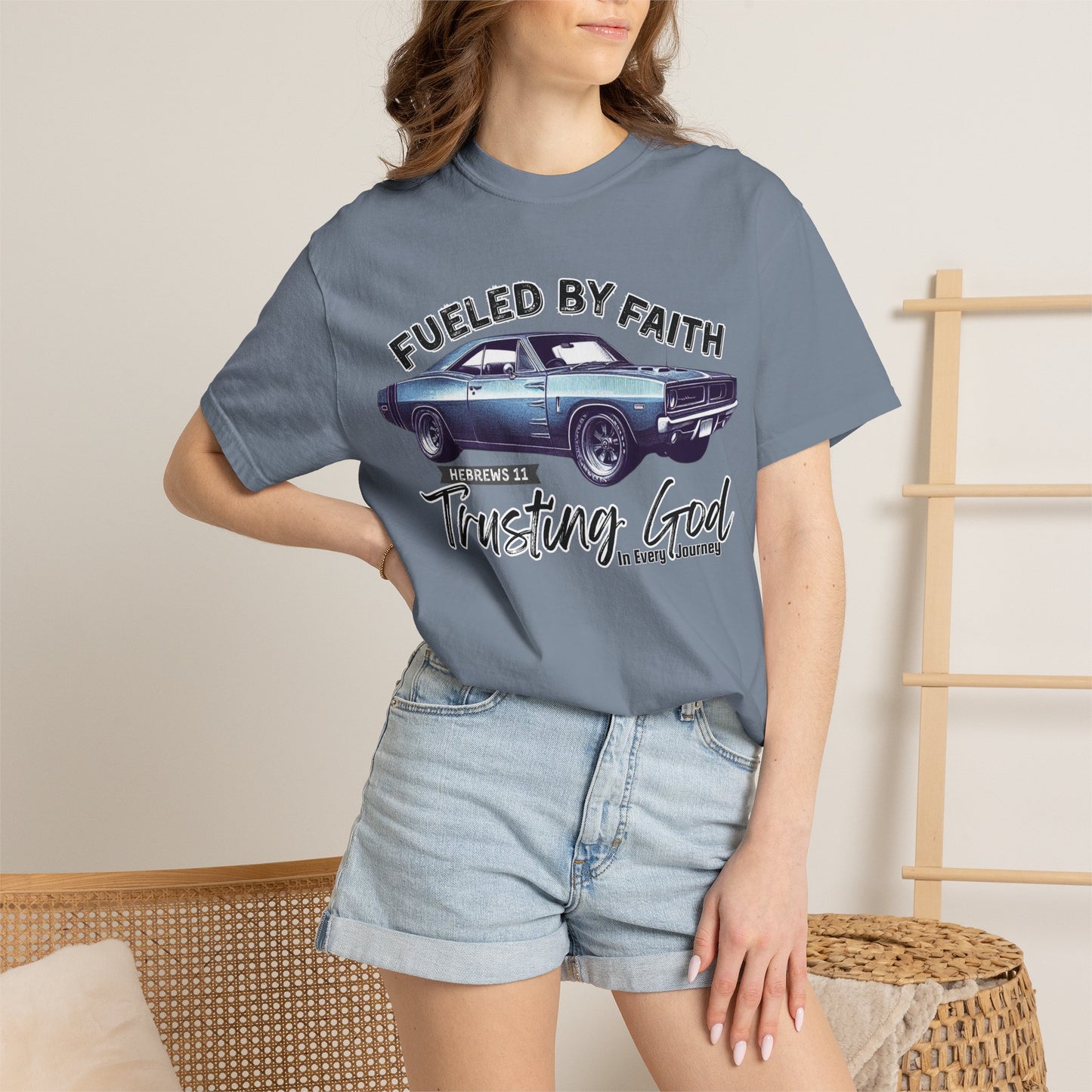 Fueled by Baracuda T-Shirt Trusting God | Hebrews 11 | Comfort Colors®