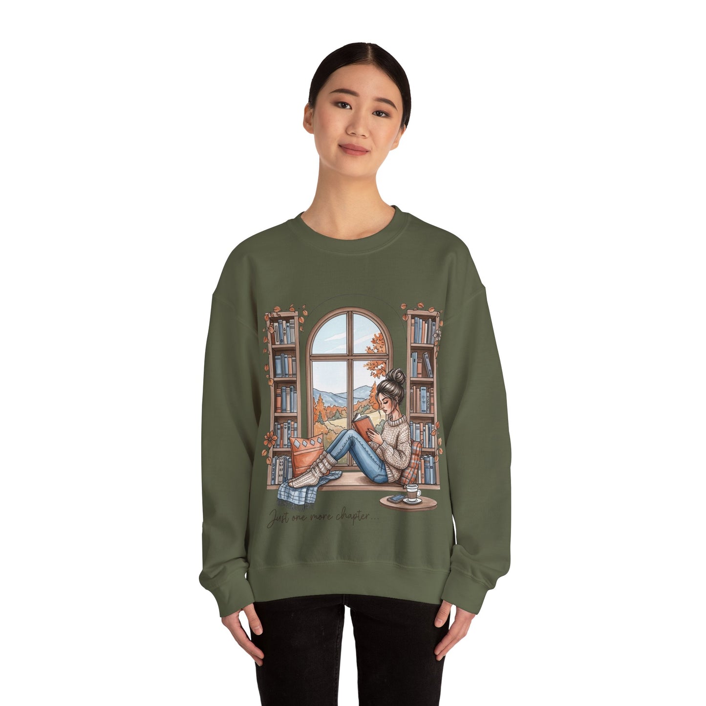 Cozy Book Nook Unisex Sweatshirt