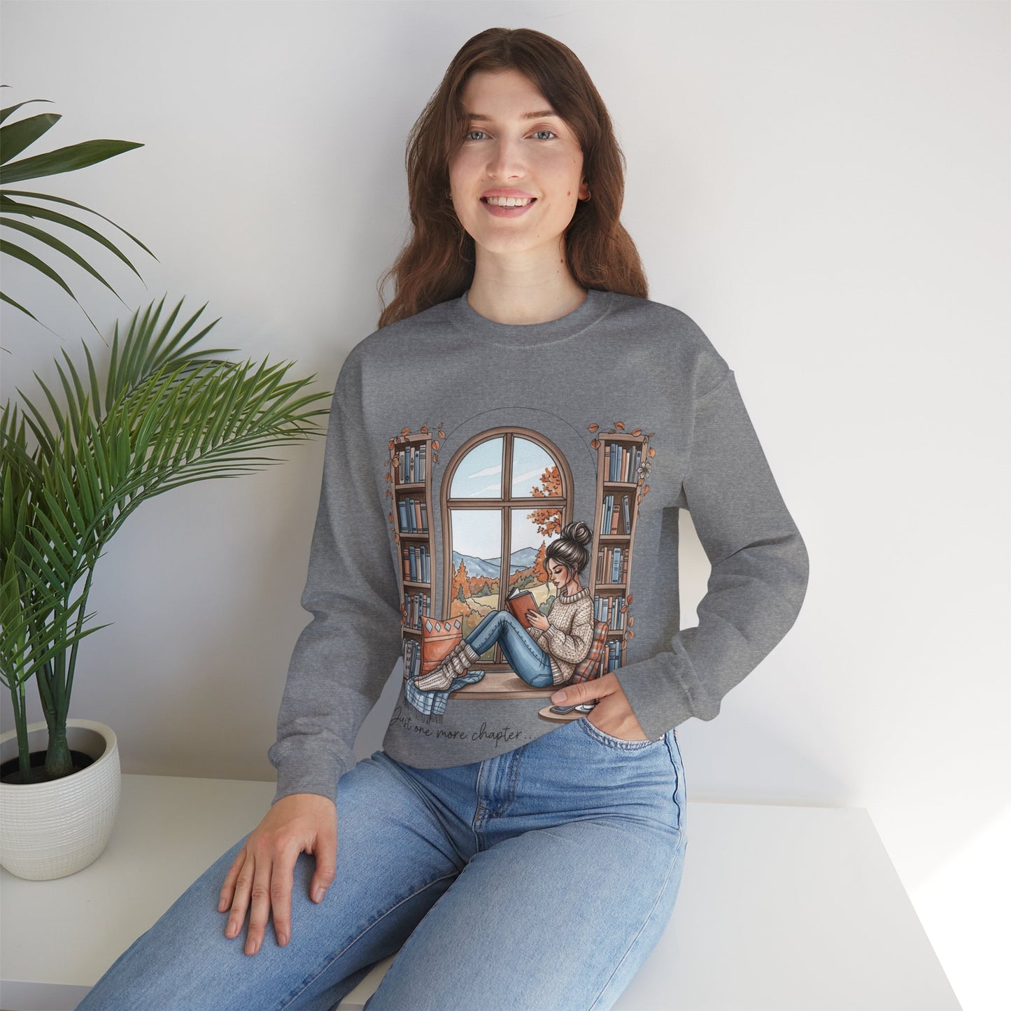 Cozy Book Nook Unisex Sweatshirt