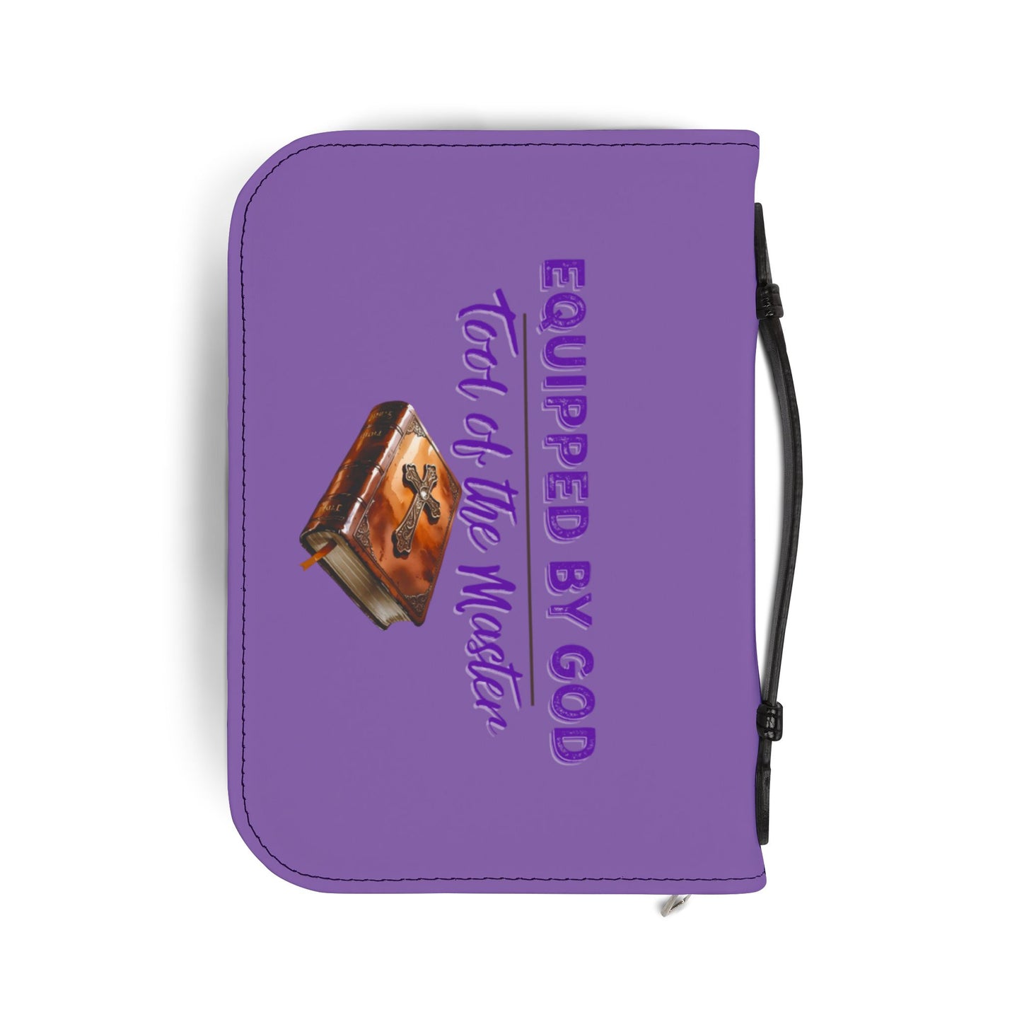 Christian Bible Cover – “Equipped by God” & “Different Tools, One Purpose” Scripture Case (1 Corinthians 12:5)