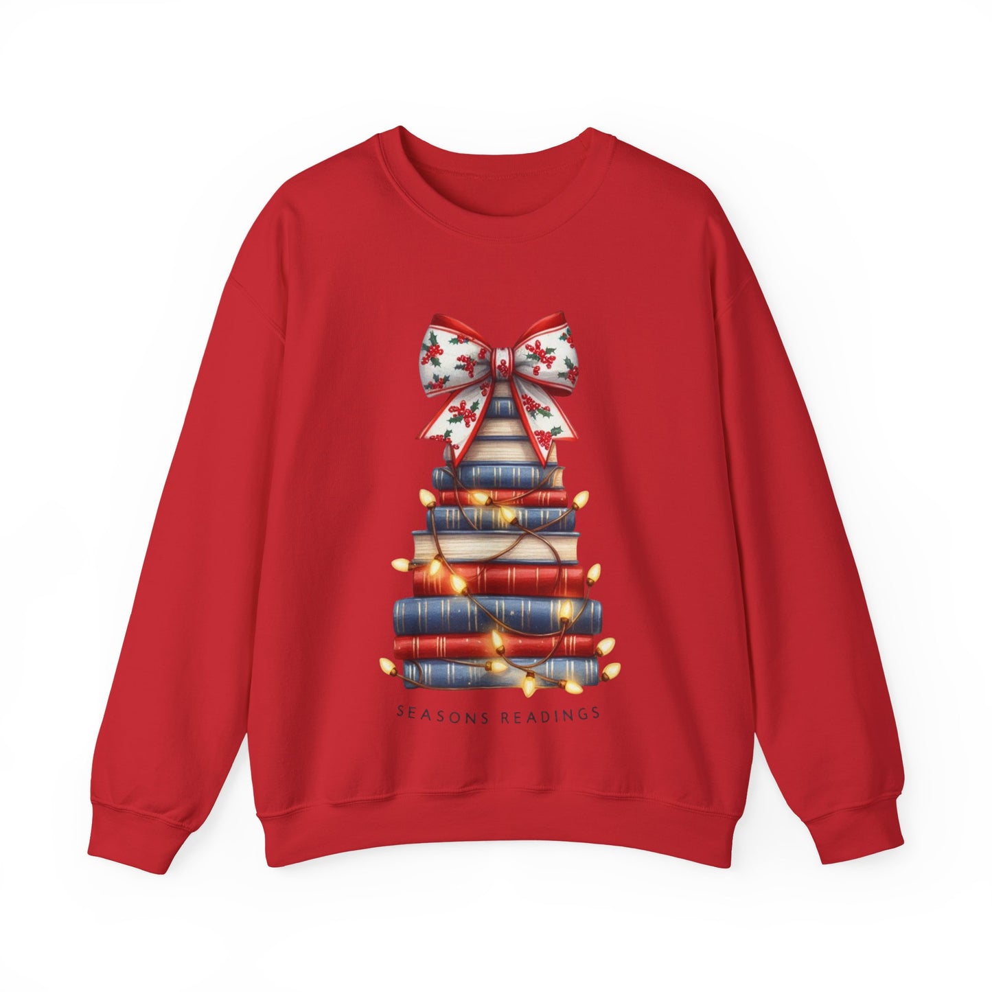 Seasons Readings Sweatshirt | Christmas Book Lover Gift | Cozy Holiday Reading Sweatshirt