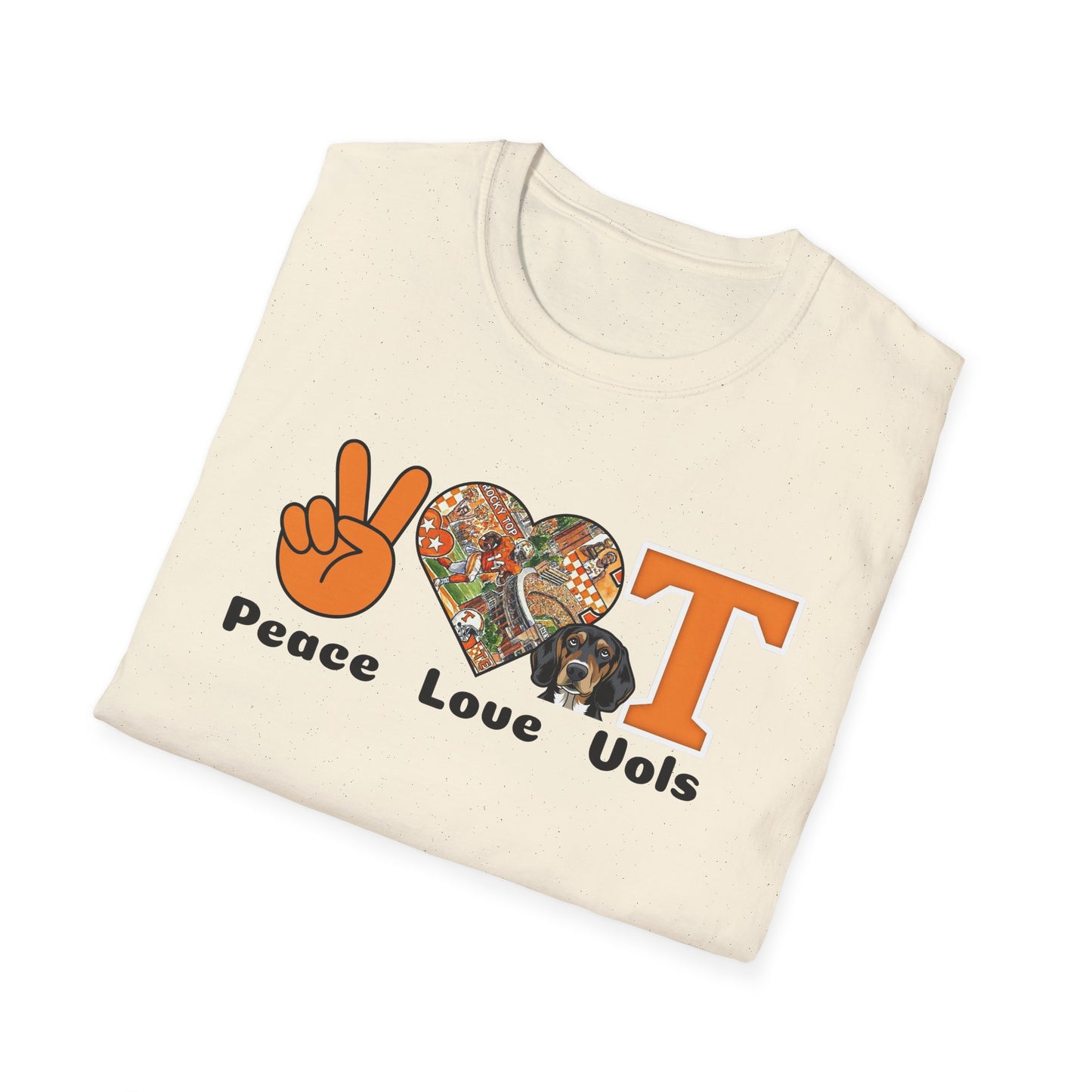 Peace Love Vols T-Shirt – Tennessee Volunteers Fan Tee