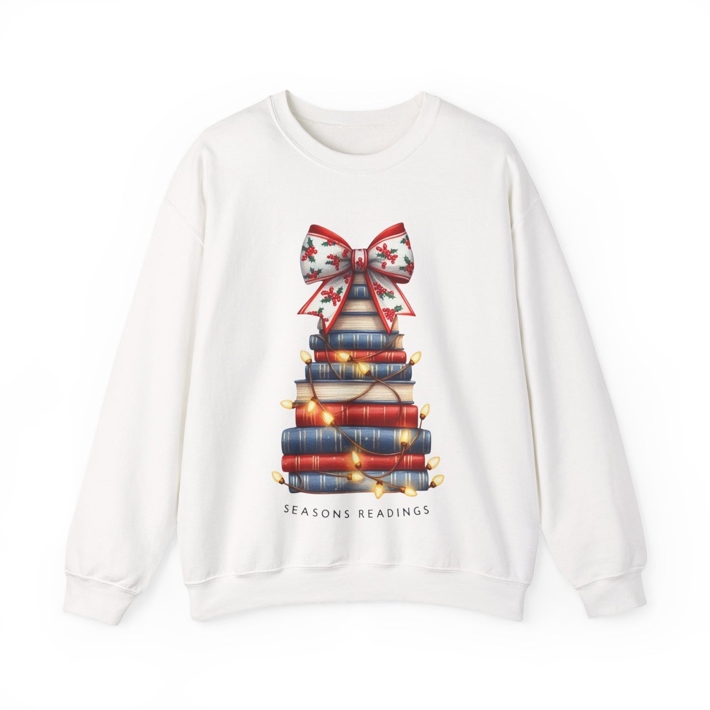 Seasons Readings Sweatshirt | Christmas Book Lover Gift | Cozy Holiday Reading Sweatshirt