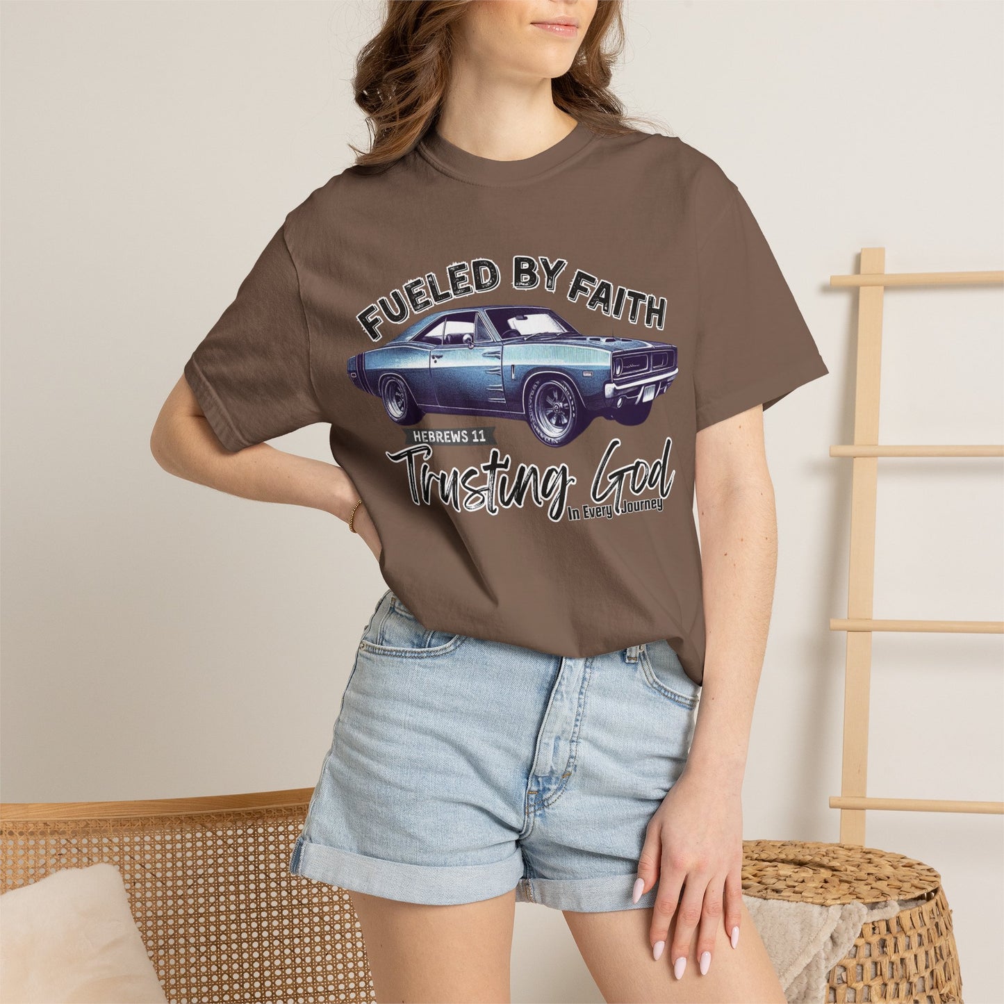 Fueled by Baracuda T-Shirt Trusting God | Hebrews 11 | Comfort Colors®