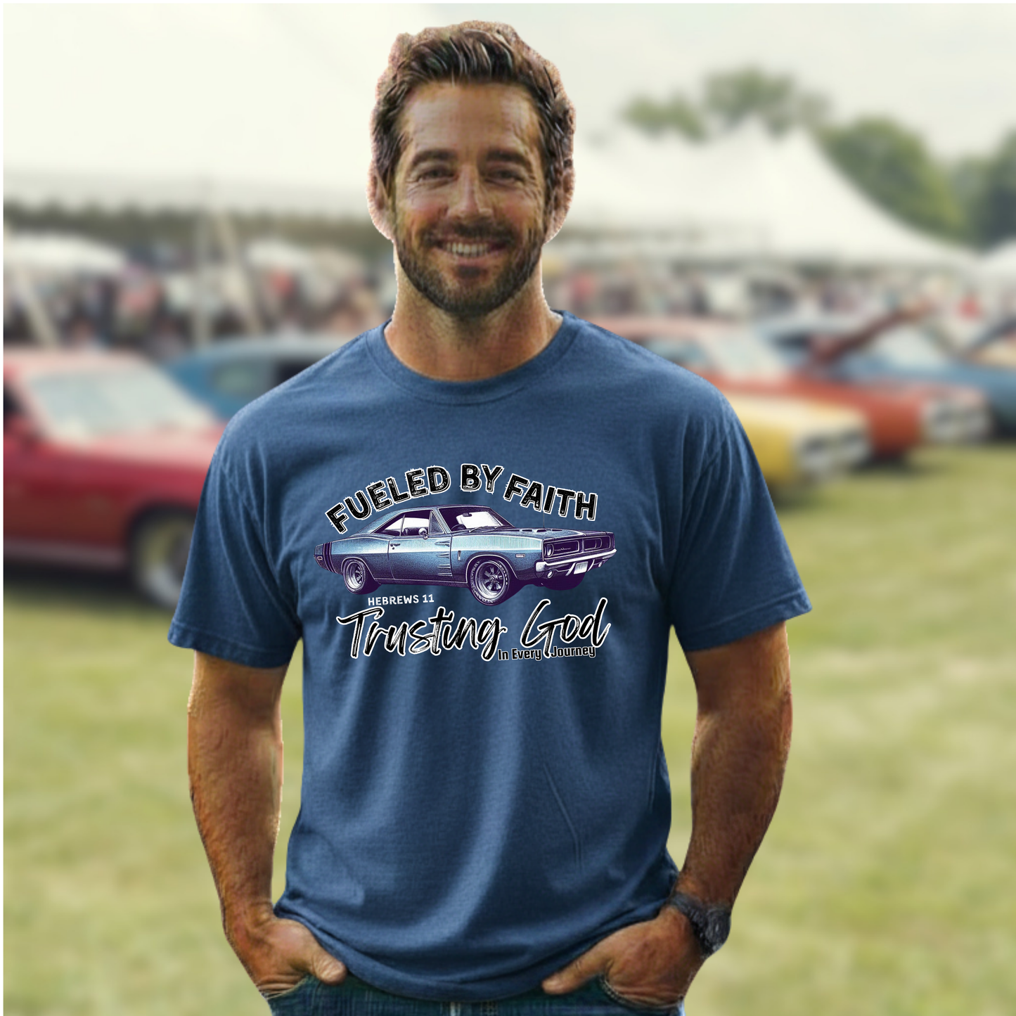 Fueled by Baracuda T-Shirt Trusting God | Hebrews 11 | Comfort Colors®