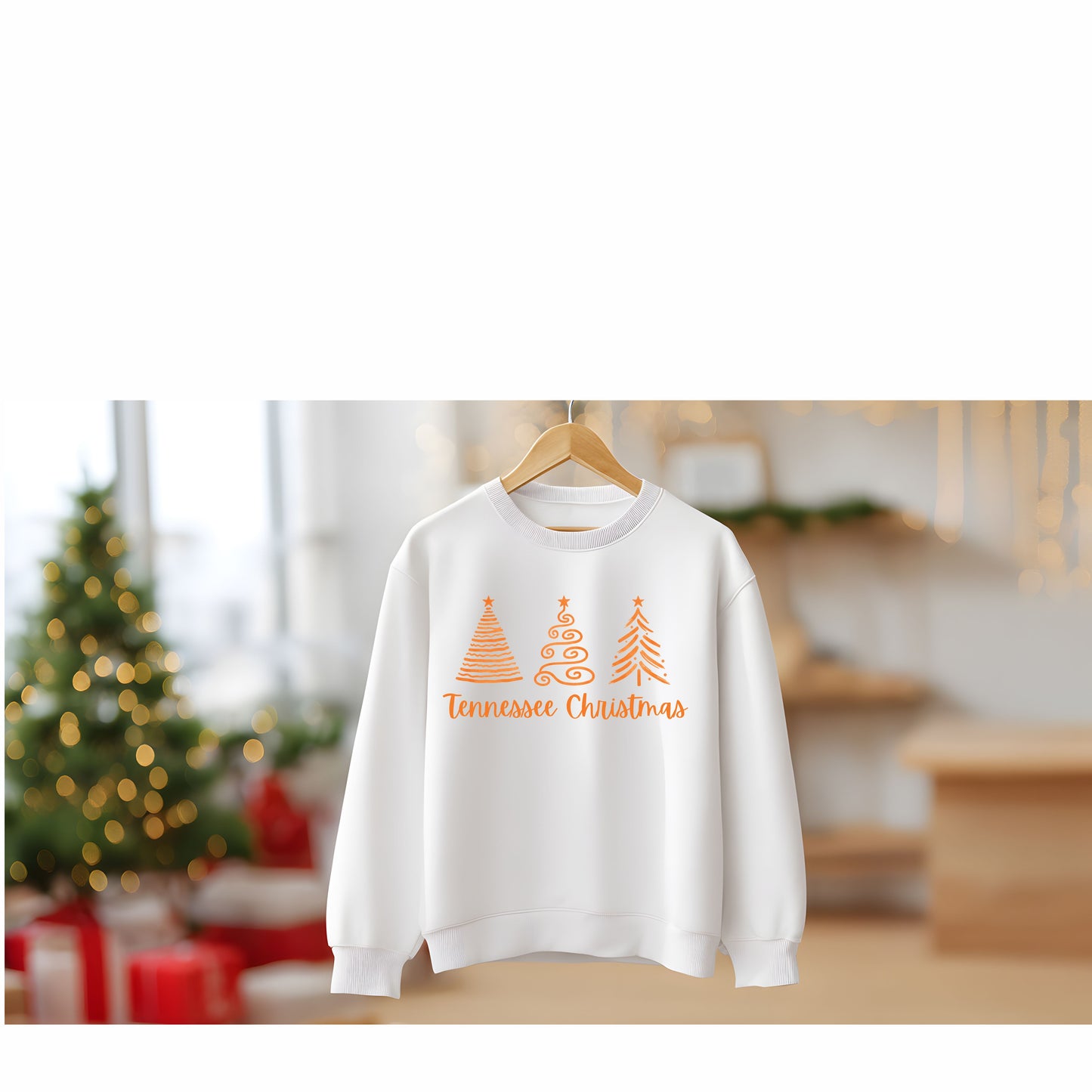 Tennessee Christmas Sweatshirt | Cozy Holiday Gildan 18000 Pullover