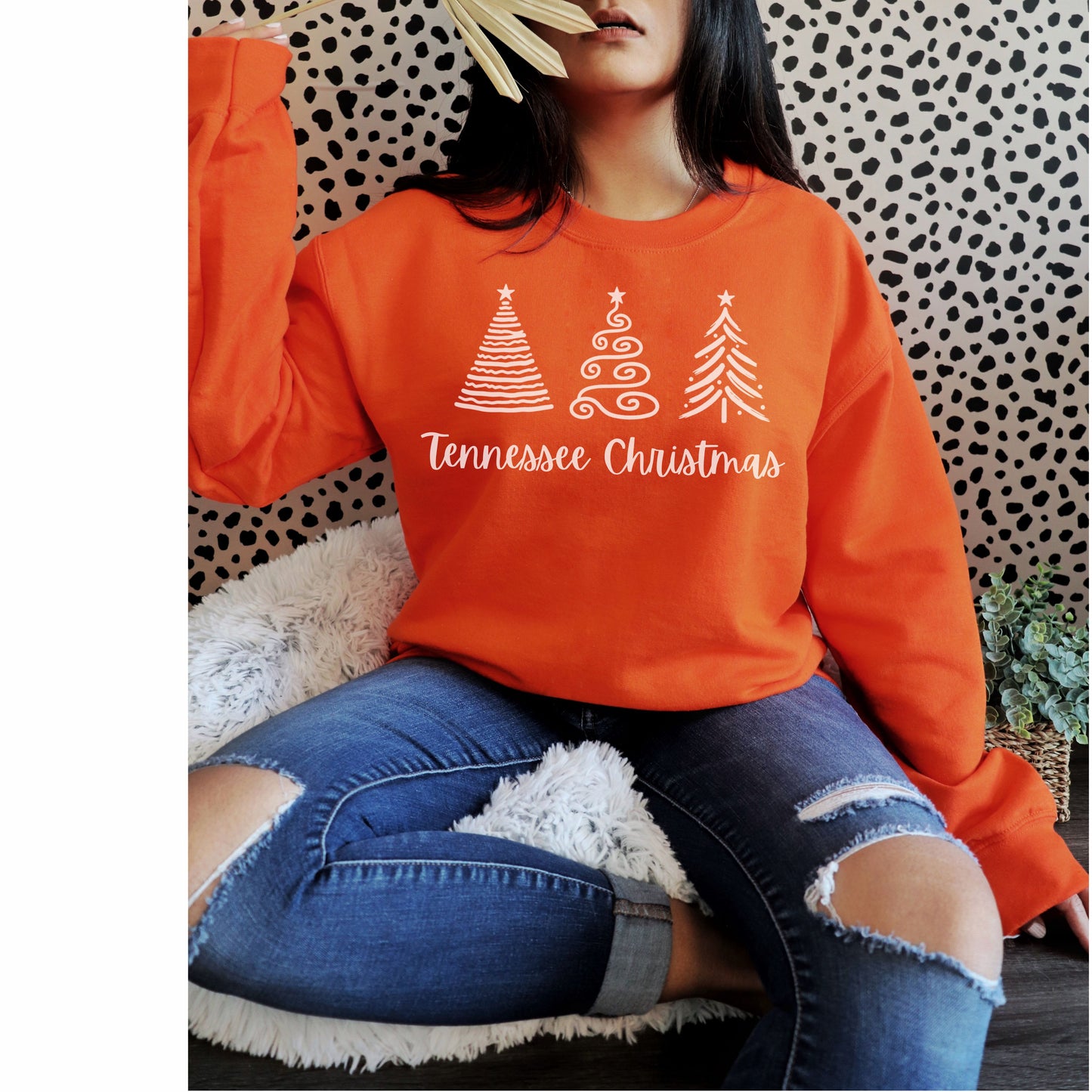 Tennessee Christmas Sweatshirt | Cozy Holiday Gildan 18000 Pullover