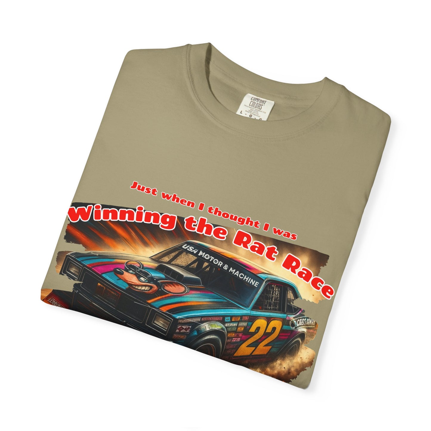 Faster Rats Racing T-Shirt | Vintage Car Tee, Unisex Gift, Racing Theme Apparel, Casual Wear, Motorsport Lover's Shirt