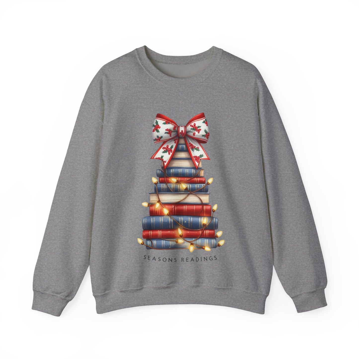 Seasons Readings Sweatshirt | Christmas Book Lover Gift | Cozy Holiday Reading Sweatshirt