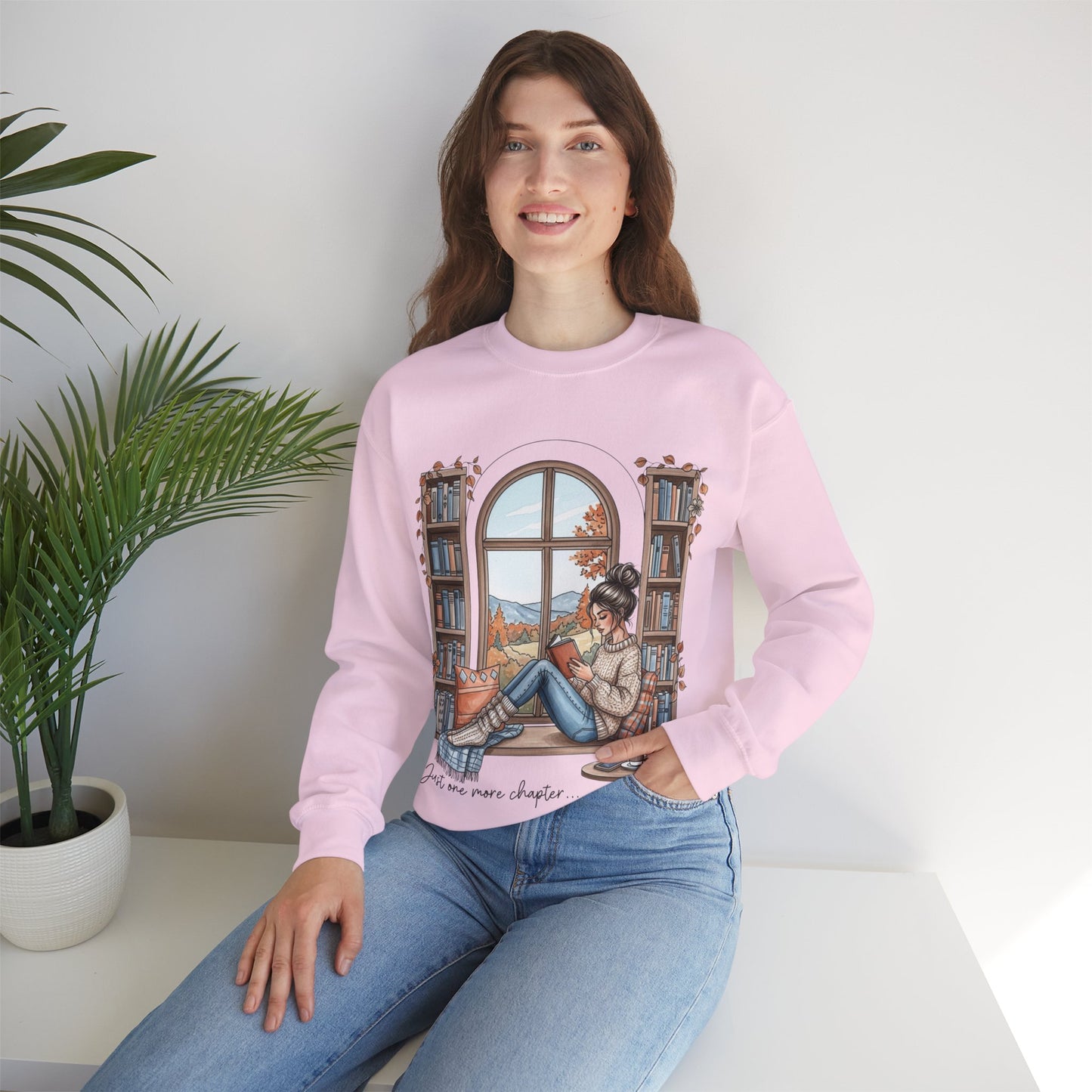 Cozy Book Nook Unisex Sweatshirt