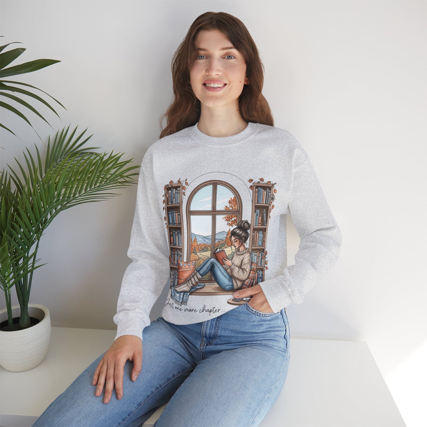 Cozy Book Nook Unisex Sweatshirt
