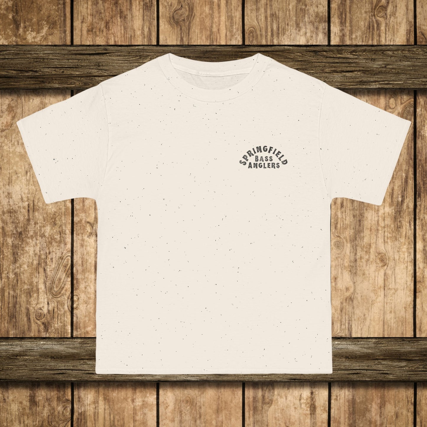 Springfield Bass Anglers T-Shirt - Hanes Patriotic Bass Fishing T-Shirt – American Flag Watercolor Fish Tee