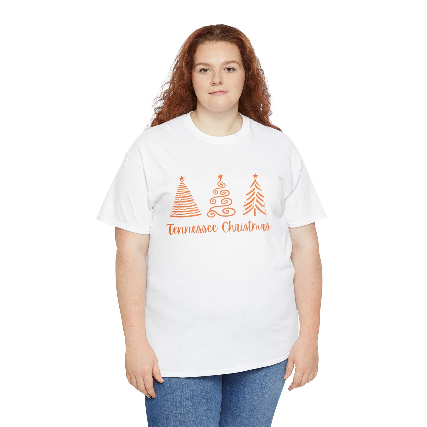 Tennessee Christmas T-Shirt | Gildan 5000 Unisex Tee | Holiday Vols Shirt