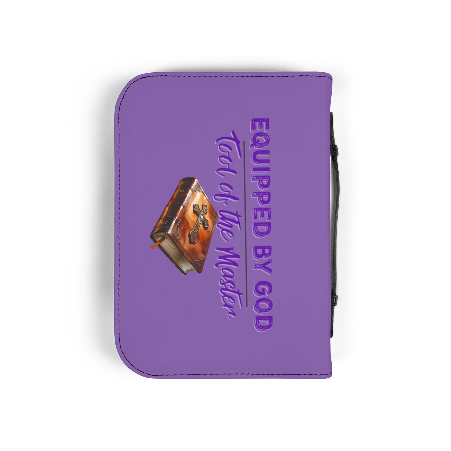 Christian Bible Cover – “Equipped by God” & “Different Tools, One Purpose” Scripture Case (1 Corinthians 12:5)