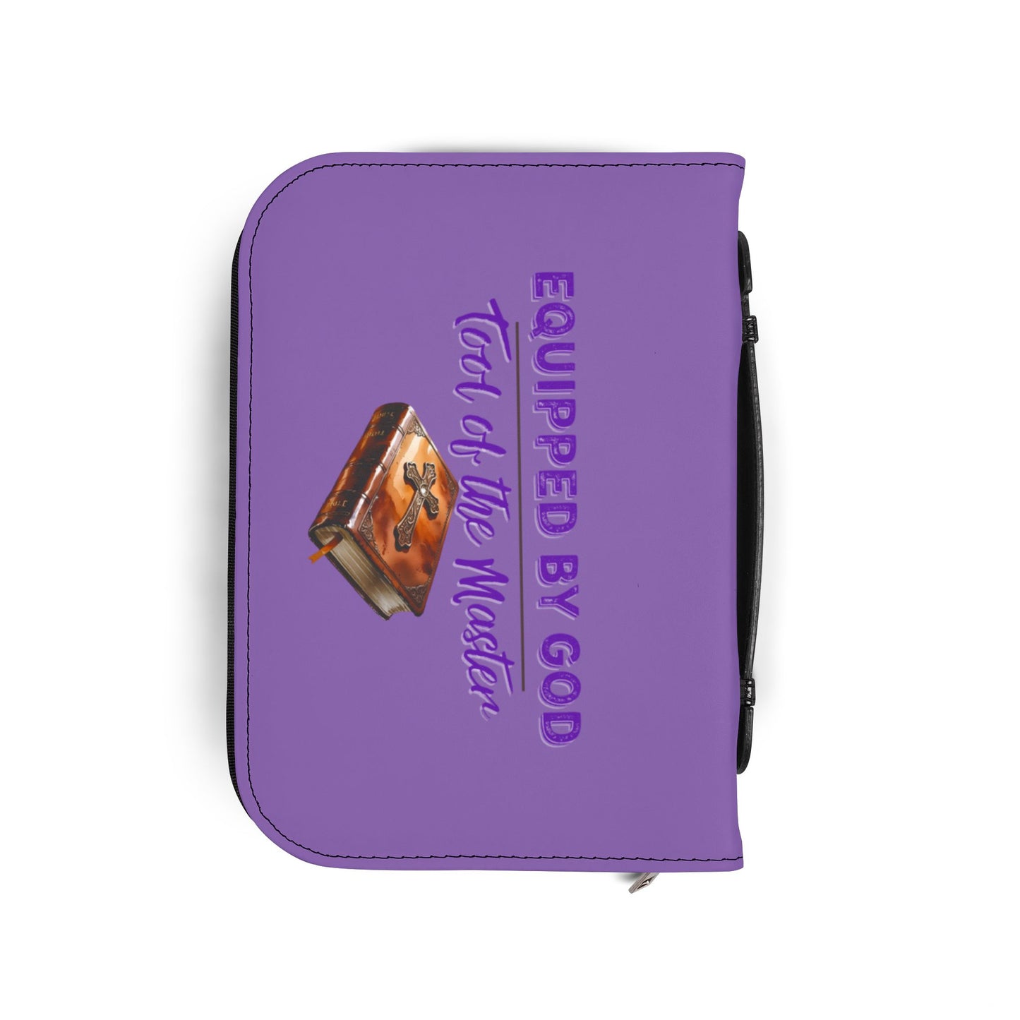 Christian Bible Cover – “Equipped by God” & “Different Tools, One Purpose” Scripture Case (1 Corinthians 12:5)
