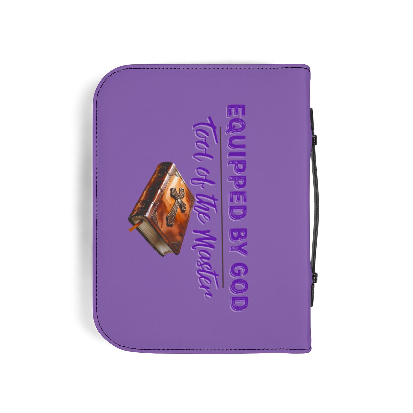 Christian Bible Cover – “Equipped by God” & “Different Tools, One Purpose” Scripture Case (1 Corinthians 12:5)