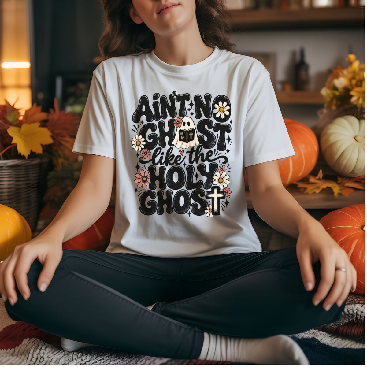 Ain't No Ghost Like the Holy Ghost T-Shirt | Christian Halloween Tee