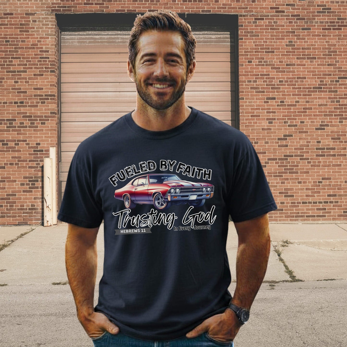 Fueled by Faith Chevelle T-Shirt Trusting God | Hebrews 11 | Comfort Colors®
