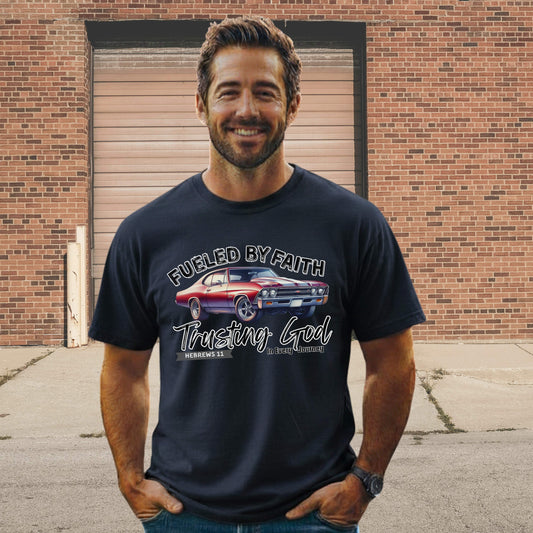 Fueled by Faith Chevelle T-Shirt Trusting God | Hebrews 11 | Comfort Colors®