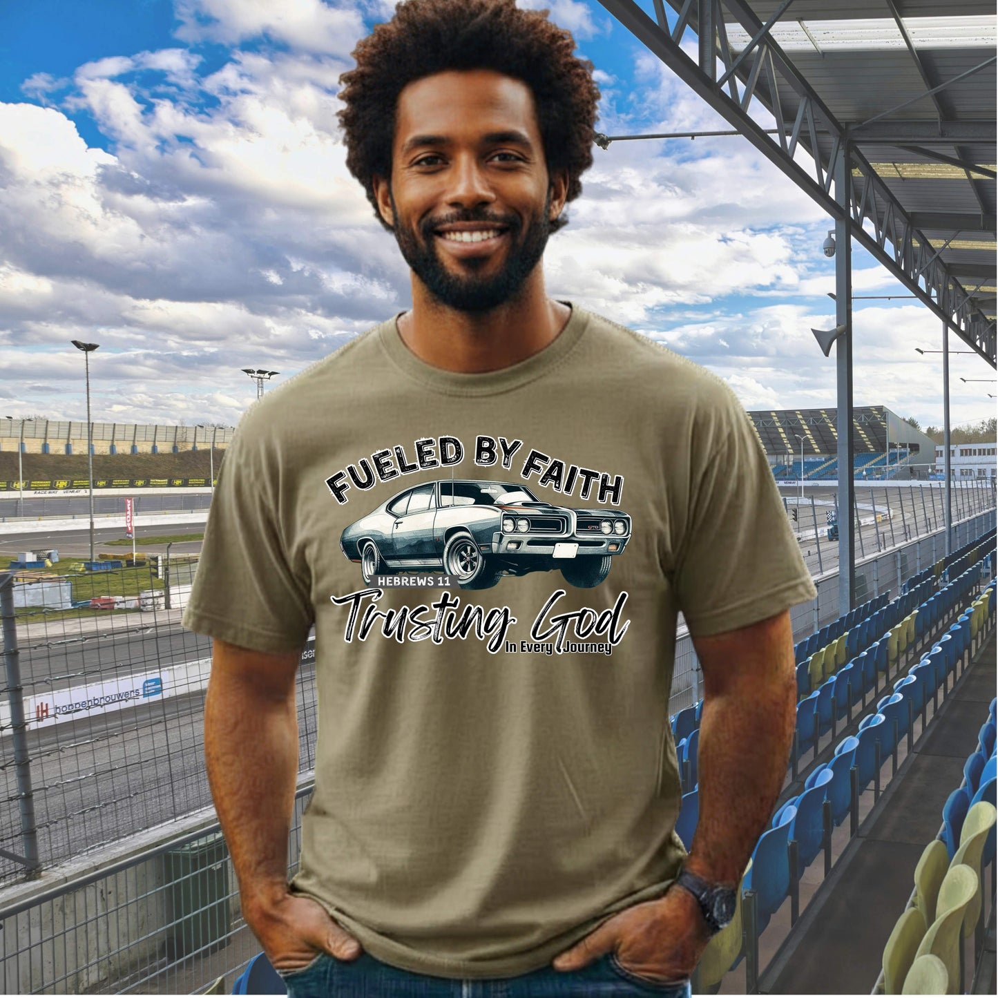 Fueled by Faith GTO T-Shirt Trusting God | Hebrews 11 | Comfort Colors®