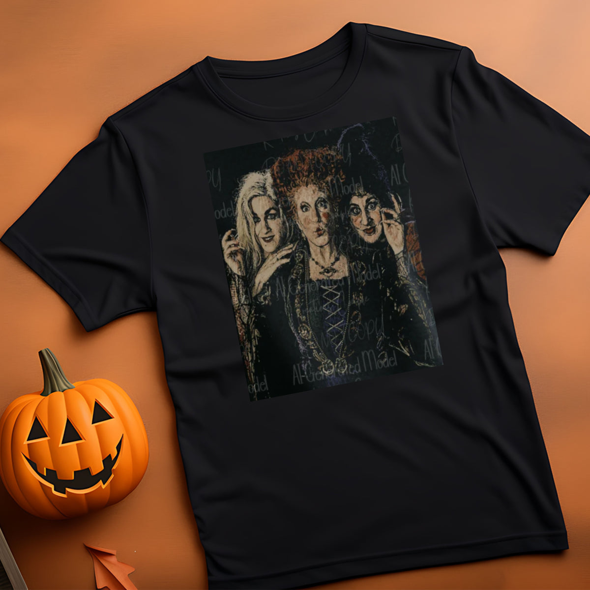 Three Witches Vintage Halloween T-Shirt | Spooky Season Tee
