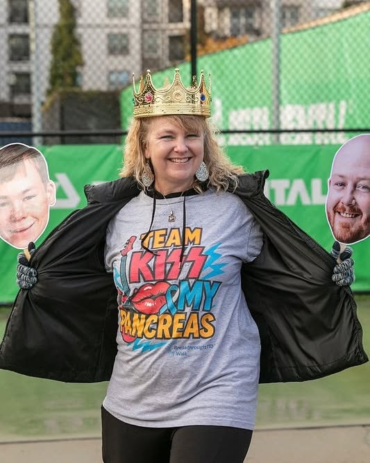 Team Kiss My Pancreas Team Shirt - Breakthrough T1D Walk
