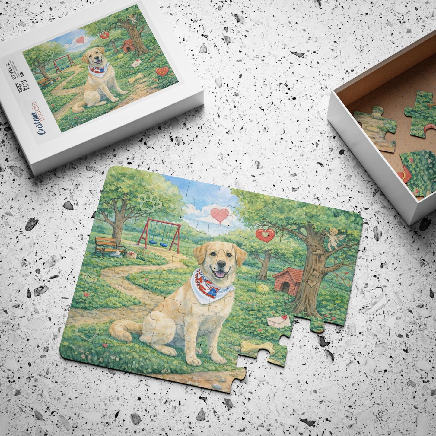 Dog I Spy Puzzle for Kids – 30 Piece Puppy Hidden Object Puzzle for Children Ages 4–10